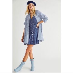 Free People Pippa Short Sleeve Mini Dress